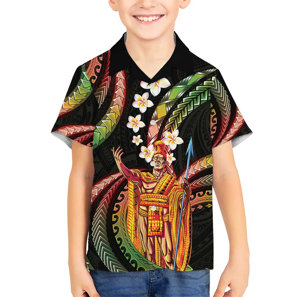 Hawaii King Kamehameha Hawaiian Shirt Fantastic Plumeria Reggae