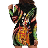 Hawaii King Kamehameha Hoodie Dress Fantastic Plumeria Reggae LT01 - Polynesian Pride