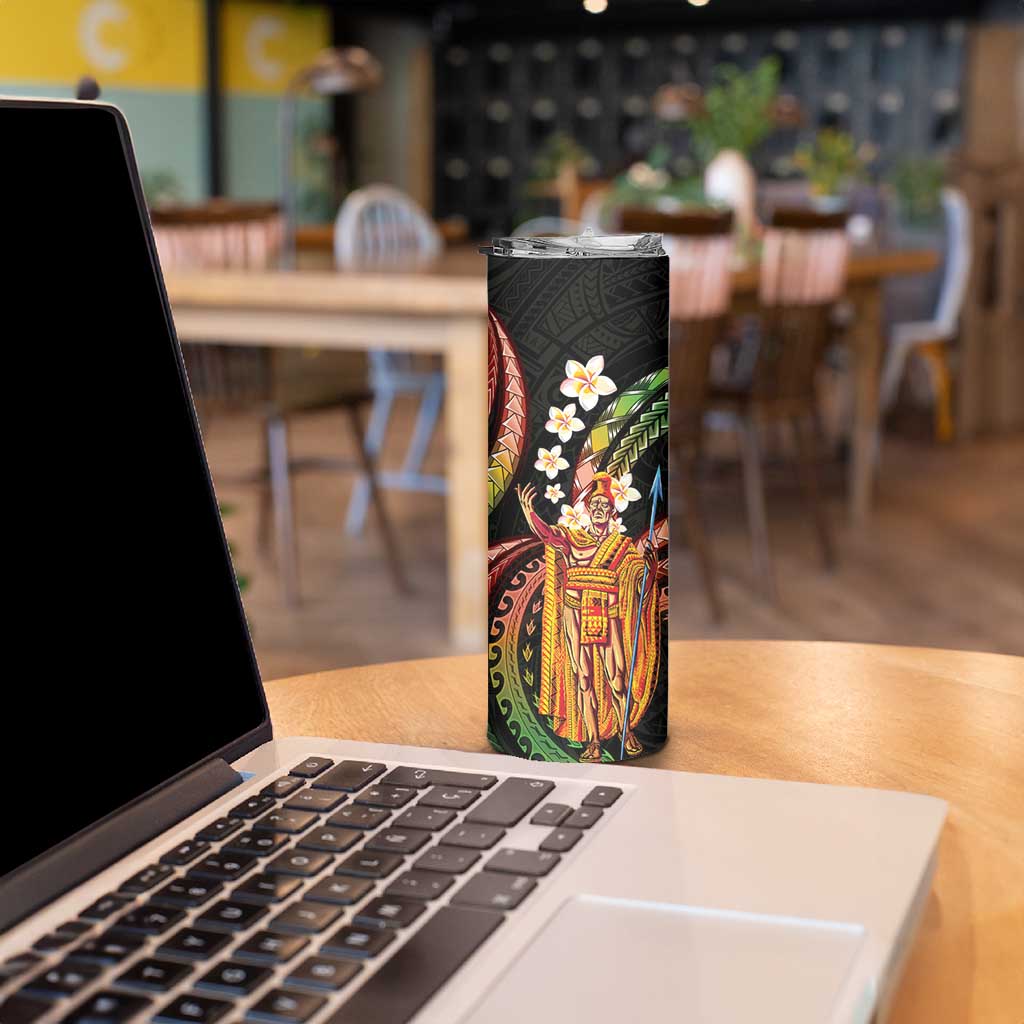 Hawaii King Kamehameha Skinny Tumbler Fantastic Plumeria Reggae LT01 - Polynesian Pride