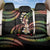 Hawaii Plumeria Reggae Back Car Seat Cover Polynesian Pattern