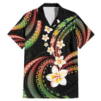 Hawaii Plumeria Reggae Family Matching Mermaid Dress and Hawaiian Shirt Polynesian Pattern LT01 Dad's Shirt - Short Sleeve Reggae - Polynesian Pride
