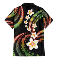 Hawaii Plumeria Reggae Family Matching Mermaid Dress and Hawaiian Shirt Polynesian Pattern LT01 - Polynesian Pride