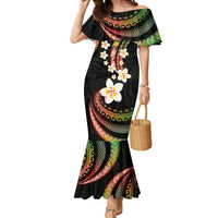 Hawaii Plumeria Reggae Mermaid Dress Polynesian Pattern LT01 Women Reggae - Polynesian Pride