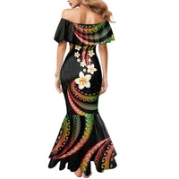 Hawaii Plumeria Reggae Mermaid Dress Polynesian Pattern LT01 - Polynesian Pride