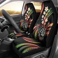 Hawaii Shaka Sign Car Seat Cover Fantastic Frangipani Reggae