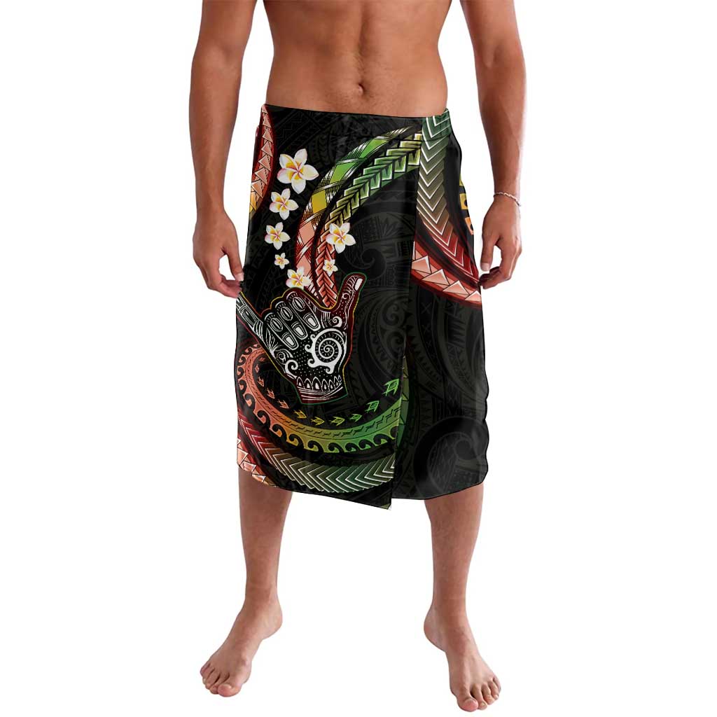 Hawaii Shaka Sign Lavalava Fantastic Frangipani Reggae