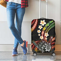 Hawaii Shaka Sign Luggage Cover Fantastic Frangipani Reggae