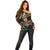 Hawaii Shaka Sign Off Shoulder Sweater Fantastic Frangipani Reggae