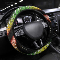 Hawaii Shaka Sign Steering Wheel Cover Fantastic Frangipani Reggae
