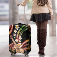 Hawaiian Ukulele Luggage Cover Jawaiian Fantastic Plumeria