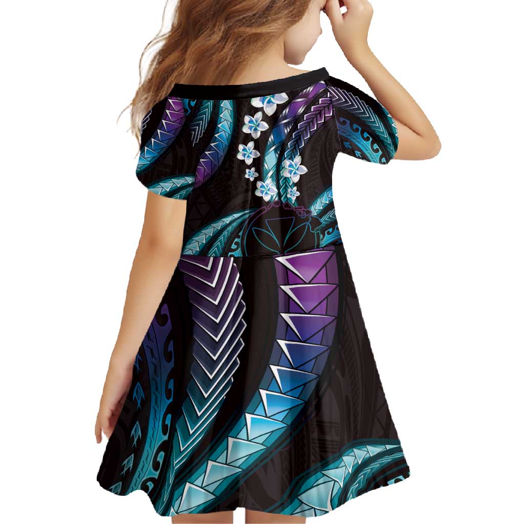 Hawaii Map Kanaka Maoli Family Matching Long Sleeve Bodycon Dress and Hawaiian Shirt Fantastic Frangipani Amethyst Gradient LT01 - Polynesian Pride