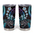 Hawaii Shaka Sign Tumbler Cup Fantastic Frangipani Amethyst Gradient