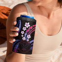 Hawaii Map Kanaka Maoli 4 in 1 Can Cooler Tumbler Fantastic Frangipani Sweet Dream LT01 - Polynesian Pride