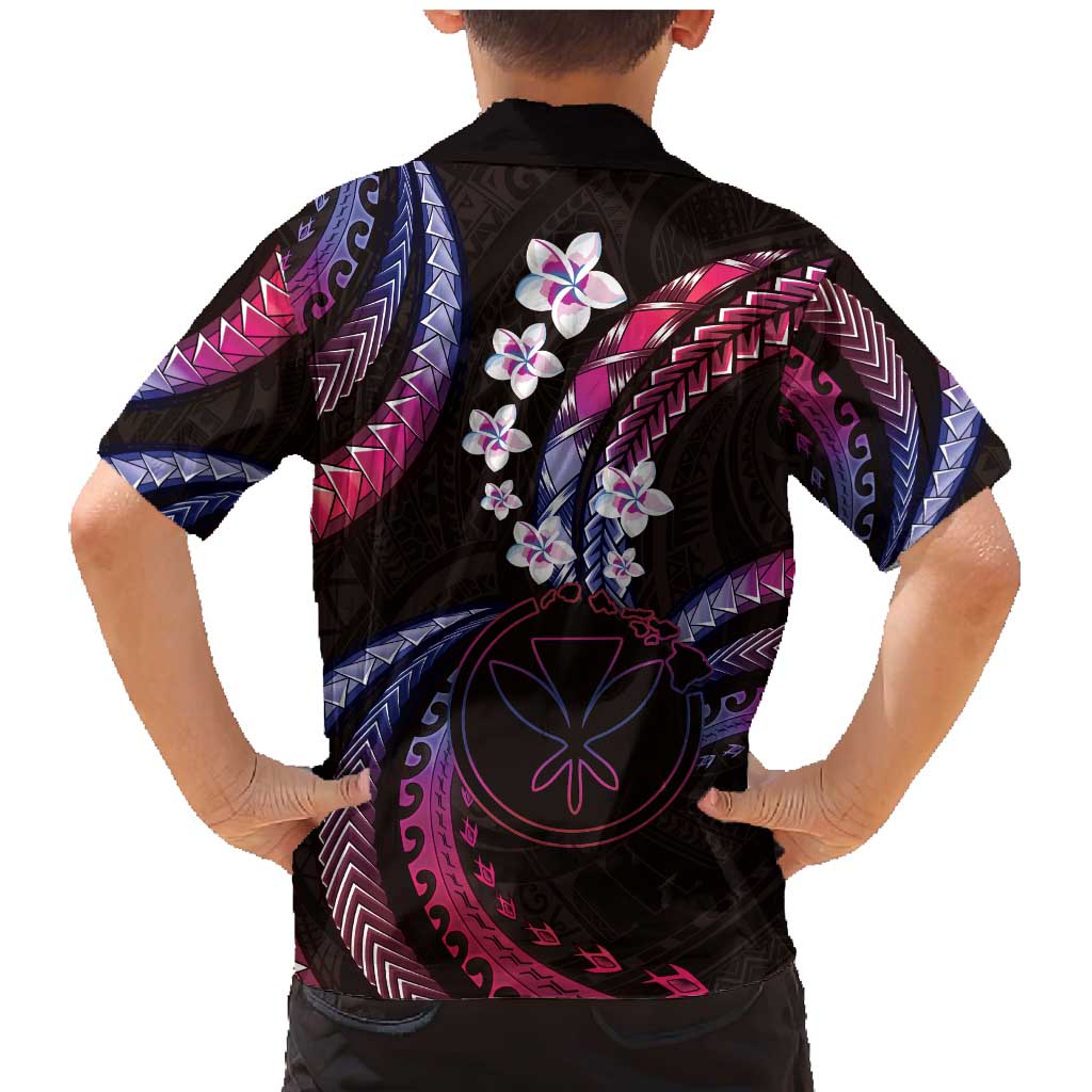 Hawaii Map Kanaka Maoli Family Matching Mermaid Dress and Hawaiian Shirt Fantastic Frangipani Sweet Dream LT01 - Polynesian Pride