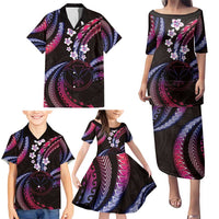 Hawaii Map Kanaka Maoli Family Matching Puletasi and Hawaiian Shirt Fantastic Frangipani Sweet Dream LT01 - Polynesian Pride