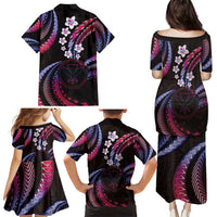 Hawaii Map Kanaka Maoli Family Matching Puletasi and Hawaiian Shirt Fantastic Frangipani Sweet Dream LT01 - Polynesian Pride