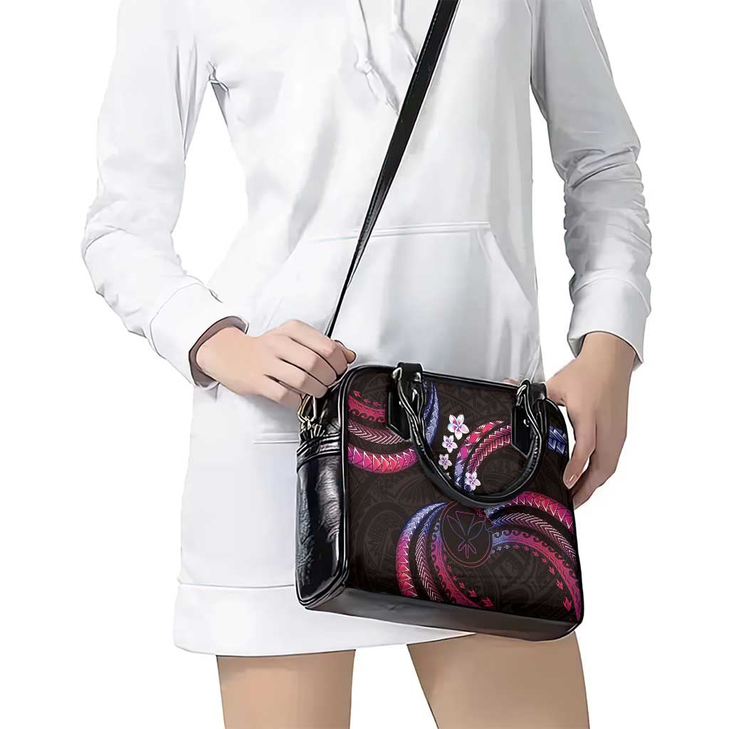 Hawaii Map Kanaka Maoli Shoulder Handbag Fantastic Frangipani Sweet Dream