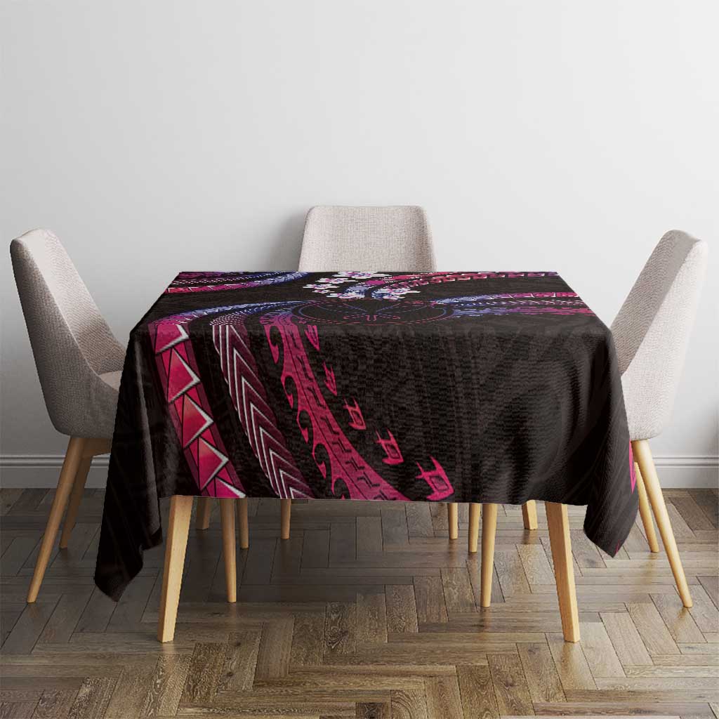 Hawaii Map Kanaka Maoli Tablecloth Fantastic Frangipani Sweet Dream