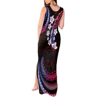 Hawaii Map Kanaka Maoli Tank Maxi Dress Fantastic Frangipani Sweet Dream LT01 - Polynesian Pride