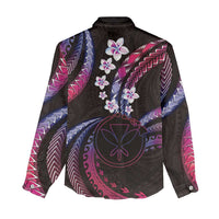 Hawaii Map Kanaka Maoli Women Casual Shirt Fantastic Frangipani Sweet Dream LT01 - Polynesian Pride