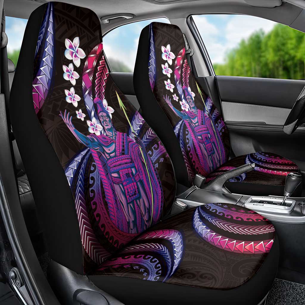 Hawaii King Kamehameha Car Seat Cover Fantastic Plumeria Sweet Vibes LT01 - Polynesian Pride