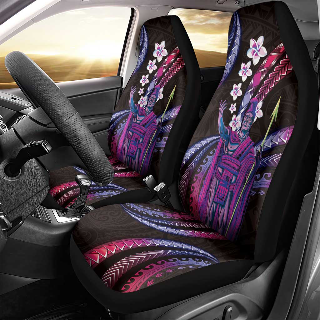 Hawaii King Kamehameha Car Seat Cover Fantastic Plumeria Sweet Vibes LT01 - Polynesian Pride