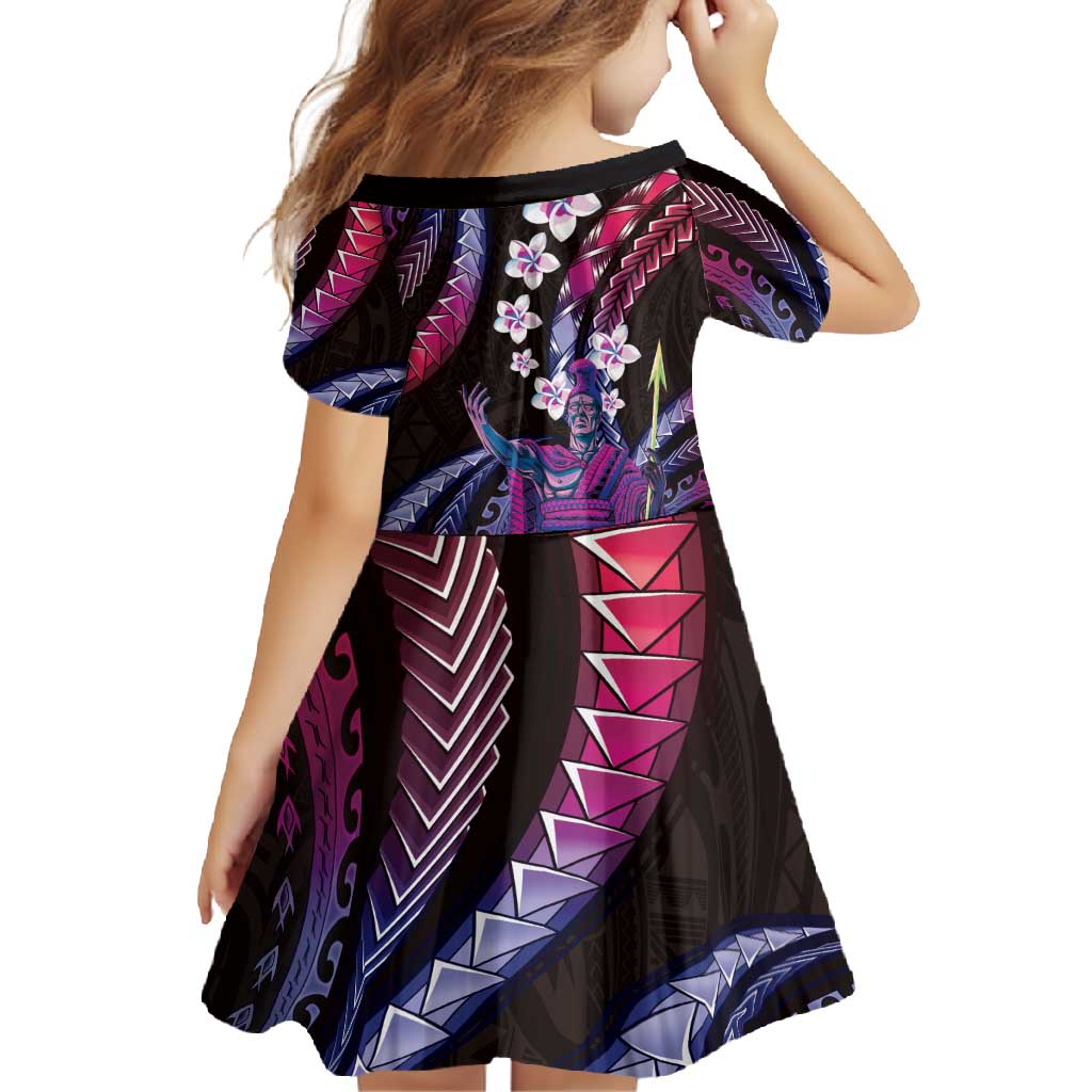 Hawaii King Kamehameha Family Matching Long Sleeve Bodycon Dress and Hawaiian Shirt Fantastic Plumeria Sweet Vibes LT01 - Polynesian Pride