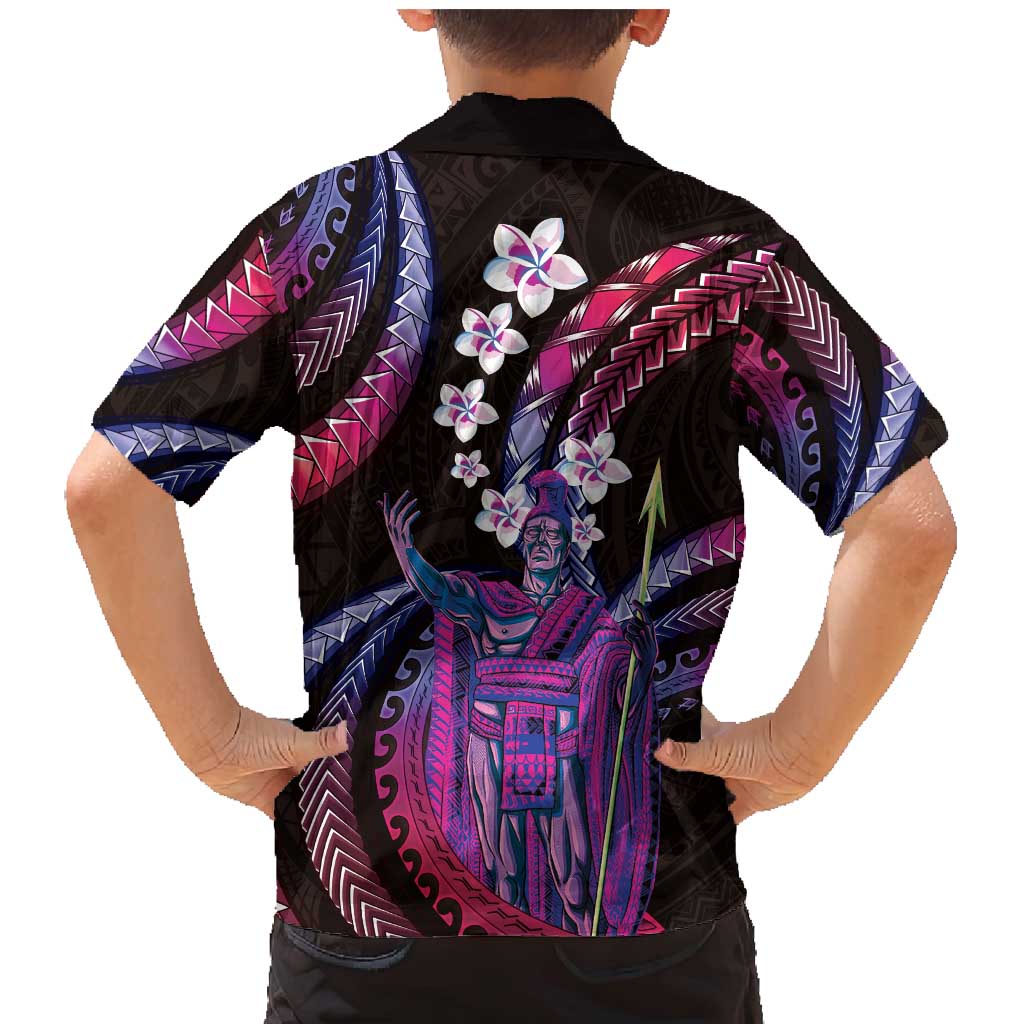 Hawaii King Kamehameha Family Matching Mermaid Dress and Hawaiian Shirt Fantastic Plumeria Sweet Vibes LT01 - Polynesian Pride