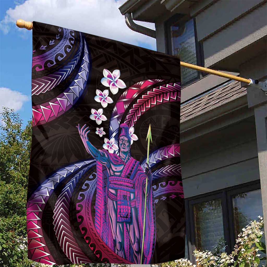 Hawaii King Kamehameha Garden Flag Fantastic Plumeria Sweet Vibes LT01 - Polynesian Pride