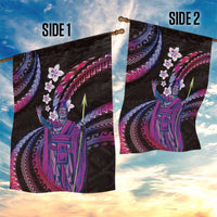 Hawaii King Kamehameha Garden Flag Fantastic Plumeria Sweet Vibes LT01 - Polynesian Pride