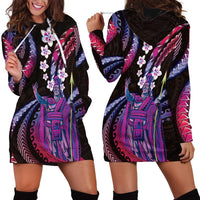Hawaii King Kamehameha Hoodie Dress Fantastic Plumeria Sweet Vibes LT01 - Polynesian Pride