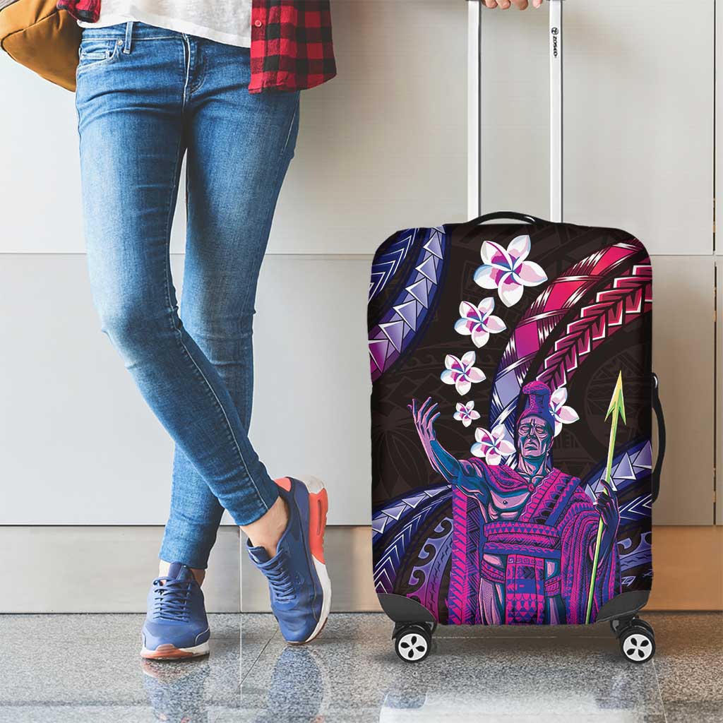 Hawaii King Kamehameha Luggage Cover Fantastic Plumeria Sweet Vibes LT01 - Polynesian Pride