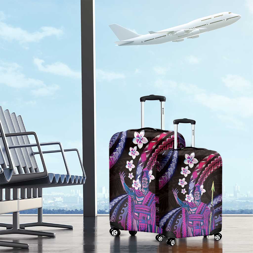 Hawaii King Kamehameha Luggage Cover Fantastic Plumeria Sweet Vibes LT01 - Polynesian Pride