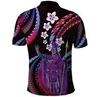 Hawaii King Kamehameha Polo Shirt Fantastic Plumeria Sweet Vibes LT01 - Polynesian Pride
