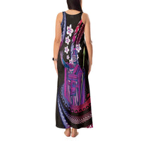 Hawaii King Kamehameha Tank Maxi Dress Fantastic Plumeria Sweet Vibes LT01 - Polynesian Pride