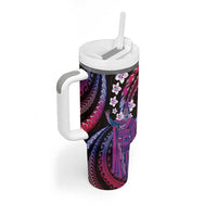 Hawaii King Kamehameha Tumbler With Handle Fantastic Plumeria Sweet Vibes LT01 - Polynesian Pride