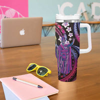 Hawaii King Kamehameha Tumbler With Handle Fantastic Plumeria Sweet Vibes LT01 - Polynesian Pride