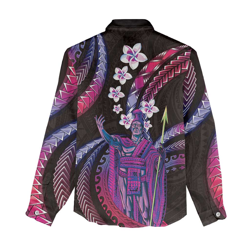 Hawaii King Kamehameha Women Casual Shirt Fantastic Plumeria Sweet Vibes LT01 - Polynesian Pride