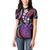 Hawaii King Kamehameha Women Polo Shirt Fantastic Plumeria Sweet Vibes