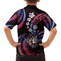 Hawaii Shaka Sign Family Matching Puletasi and Hawaiian Shirt Fantastic Frangipani Sweet Vibes LT01 - Polynesian Pride