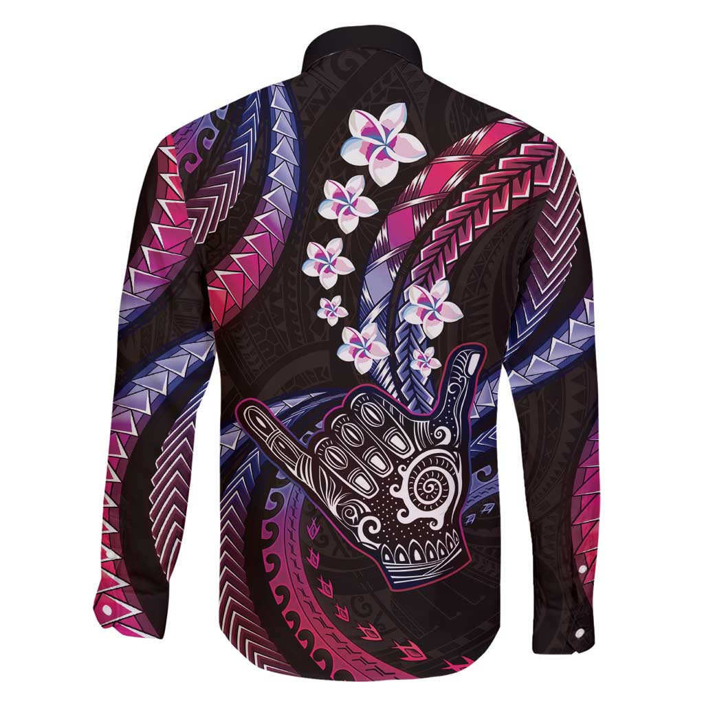 Hawaii Shaka Sign Family Matching Summer Maxi Dress and Hawaiian Shirt Fantastic Frangipani Sweet Vibes