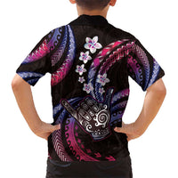 Hawaii Shaka Sign Kid Hawaiian Shirt Fantastic Frangipani Sweet Vibes LT01 - Polynesian Pride