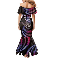 Hawaii Shaka Sign Mermaid Dress Fantastic Frangipani Sweet Vibes LT01 - Polynesian Pride