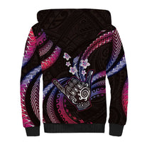 Hawaii Shaka Sign Sherpa Hoodie Fantastic Frangipani Sweet Vibes LT01 - Polynesian Pride