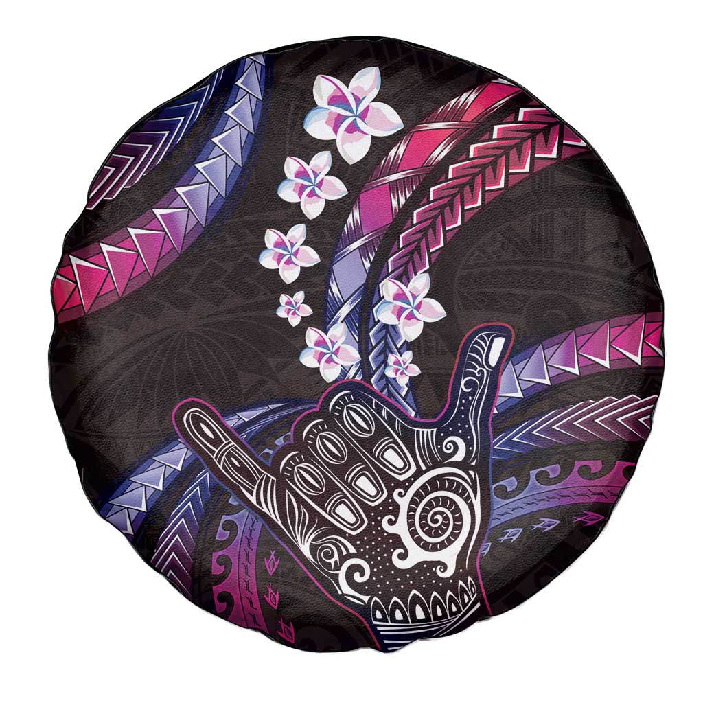 Hawaii Shaka Sign Spare Tire Cover Fantastic Frangipani Sweet Vibes LT01 - Polynesian Pride