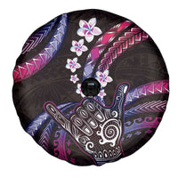 Hawaii Shaka Sign Spare Tire Cover Fantastic Frangipani Sweet Vibes LT01 - Polynesian Pride