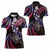 Hawaii Shaka Sign Women Polo Shirt Fantastic Frangipani Sweet Vibes