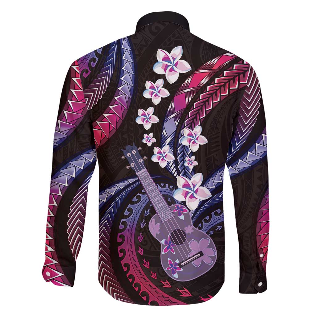 Hawaiian Ukulele Family Matching Puletasi and Hawaiian Shirt Sweet Dream Fantastic Plumeria LT01 - Polynesian Pride
