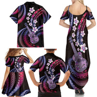 Hawaiian Ukulele Family Matching Summer Maxi Dress and Hawaiian Shirt Sweet Dream Fantastic Plumeria LT01 - Polynesian Pride
