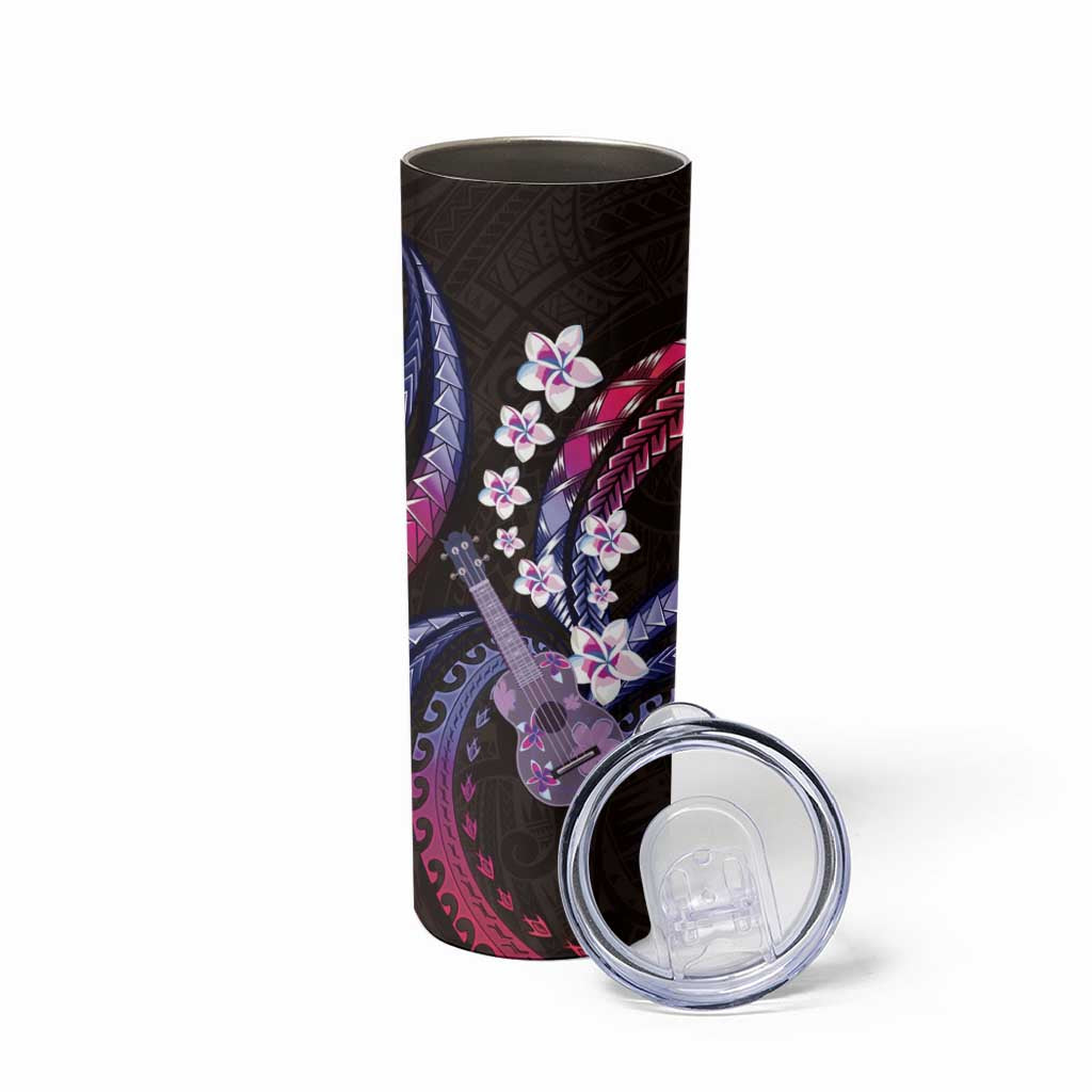Hawaiian Ukulele Skinny Tumbler Sweet Dream Fantastic Plumeria LT01 - Polynesian Pride